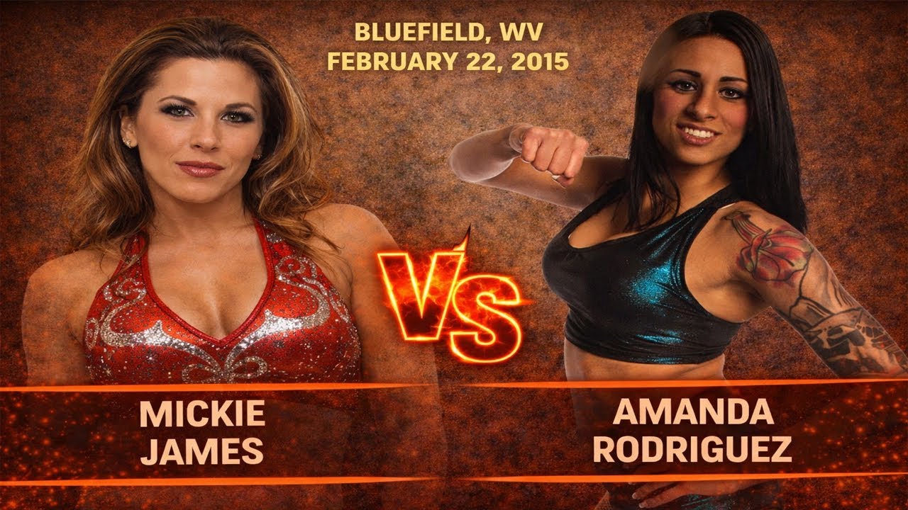 Mickie James vs. Amanda Rodriguez in Bluefield, WV 2015 at Big Time Wrestling Women's Wrestling