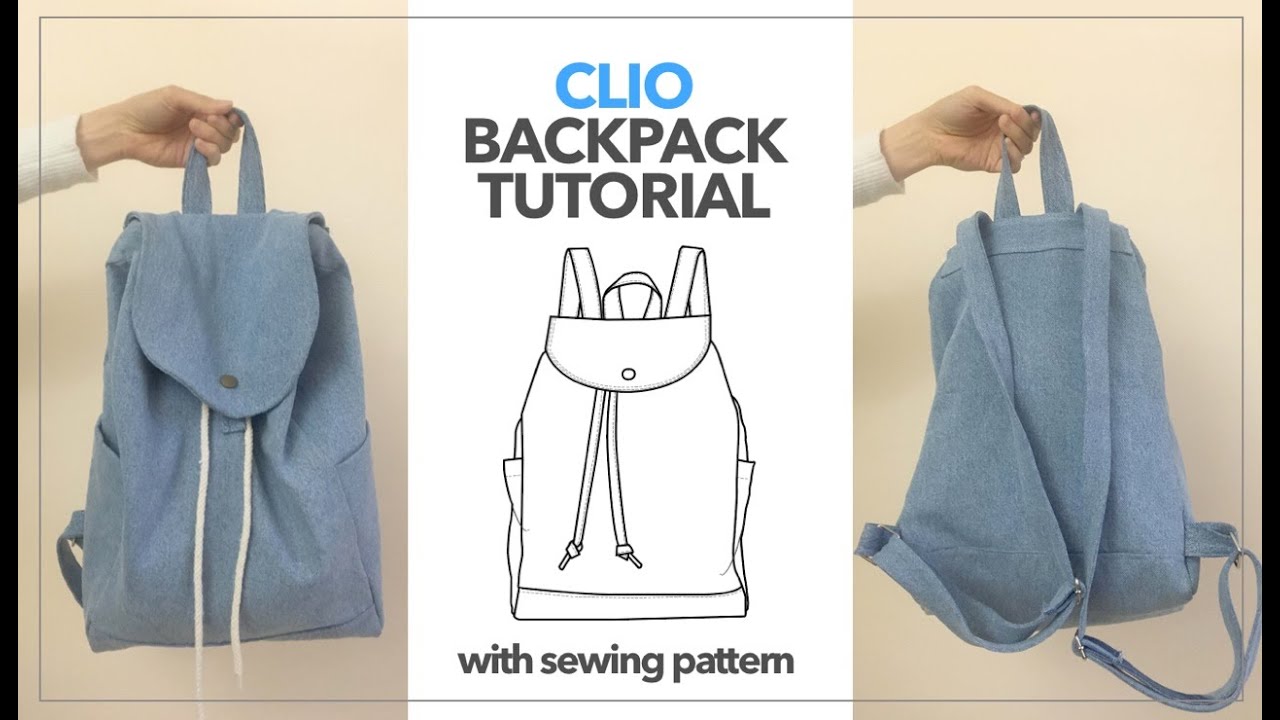 Clio Backpack Tutorial | DIY Backpack From Old Jeans