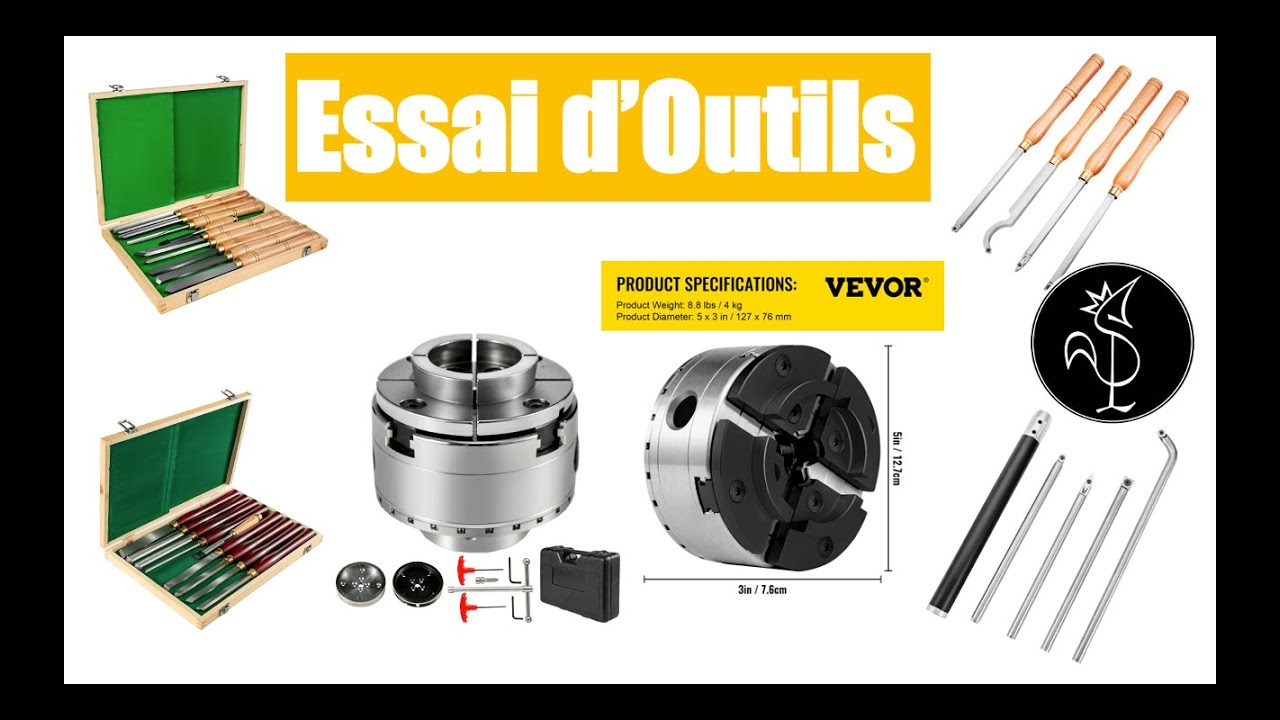 Que valent les outils de tournage Vevor ?