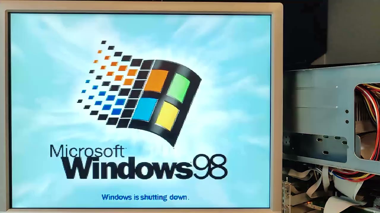 TCI 233MMX build part 2 - Installing Windows 98 and more.