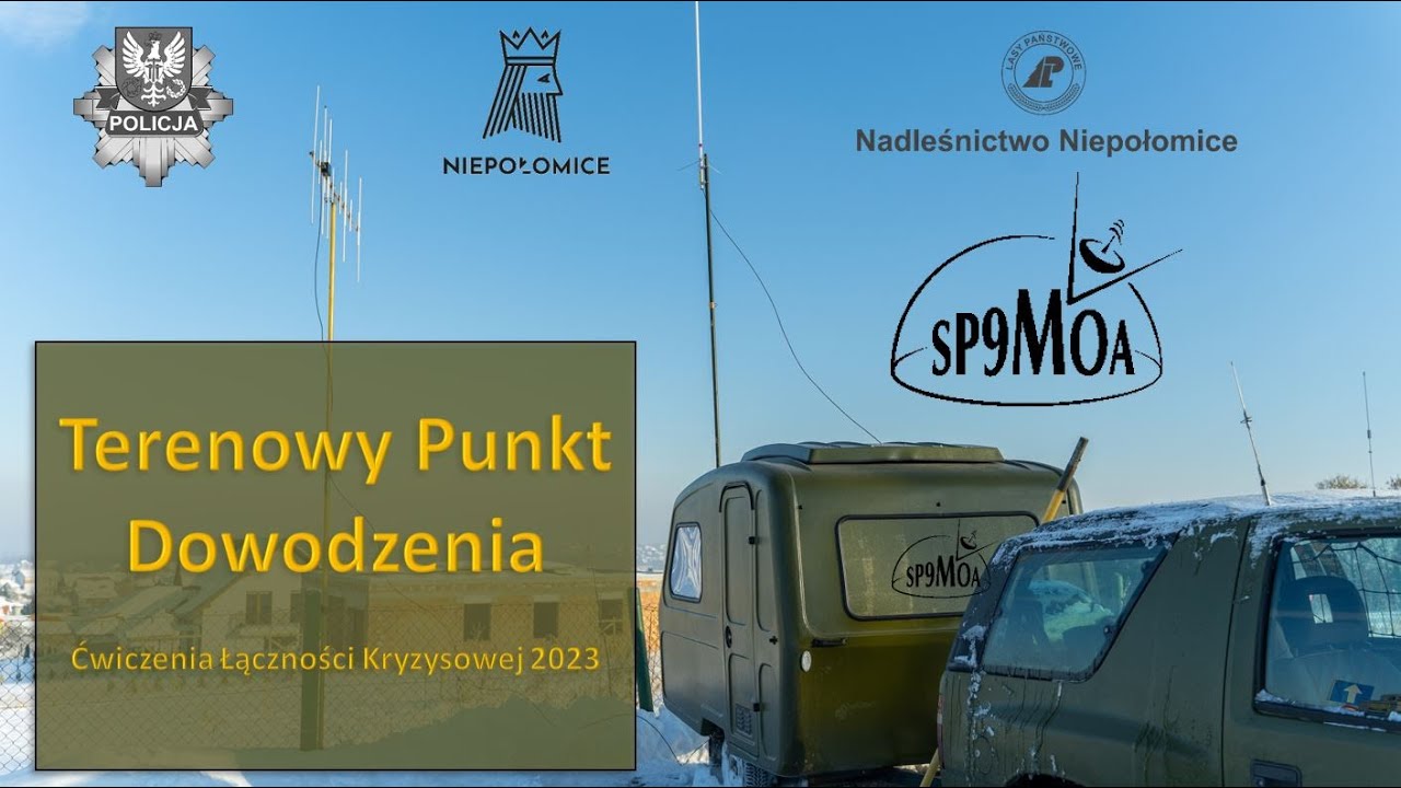 Terenowy Punkt Dowodzenia (Ćwiczenia Łączności Kryzysowej 2023)