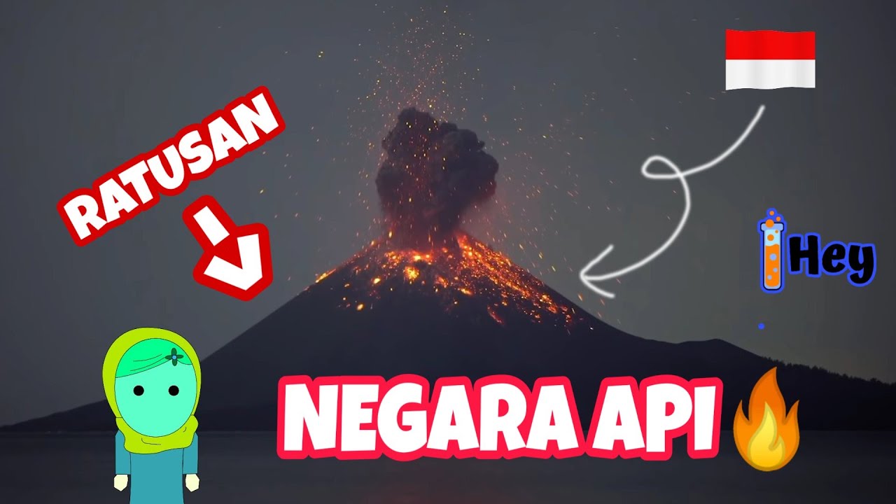 Mengapa Indonesia memiliki banyak gunung berapi?