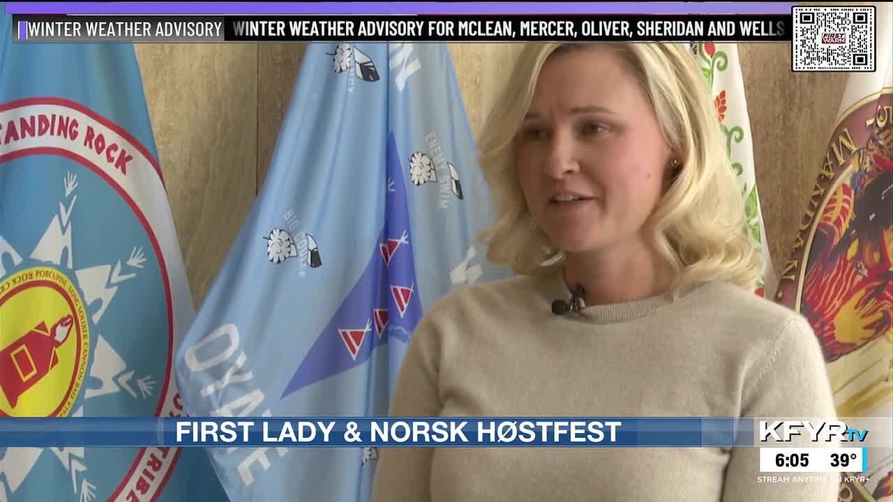 ND First Lady Armstrong talks Norsk Høstfest cancellation
