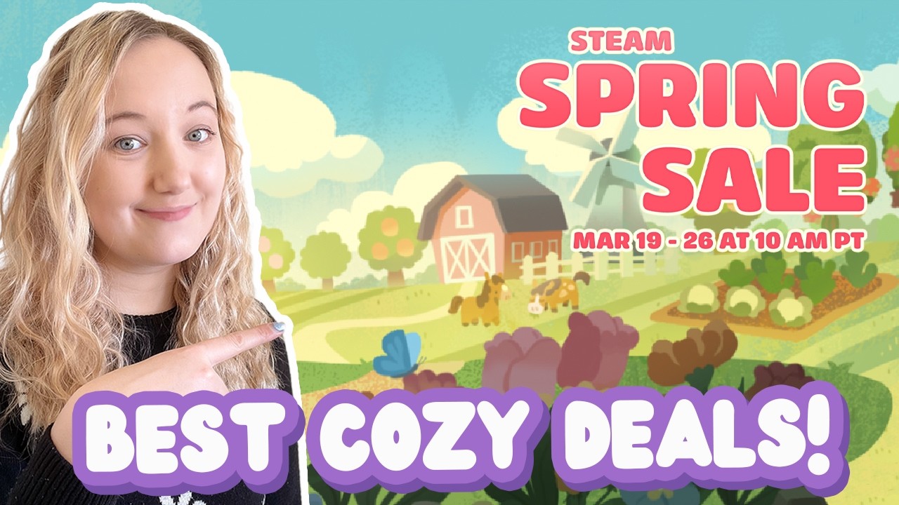 🌼 Лучшие предложения на уютные игры в весенней распродаже Steam 2026 года