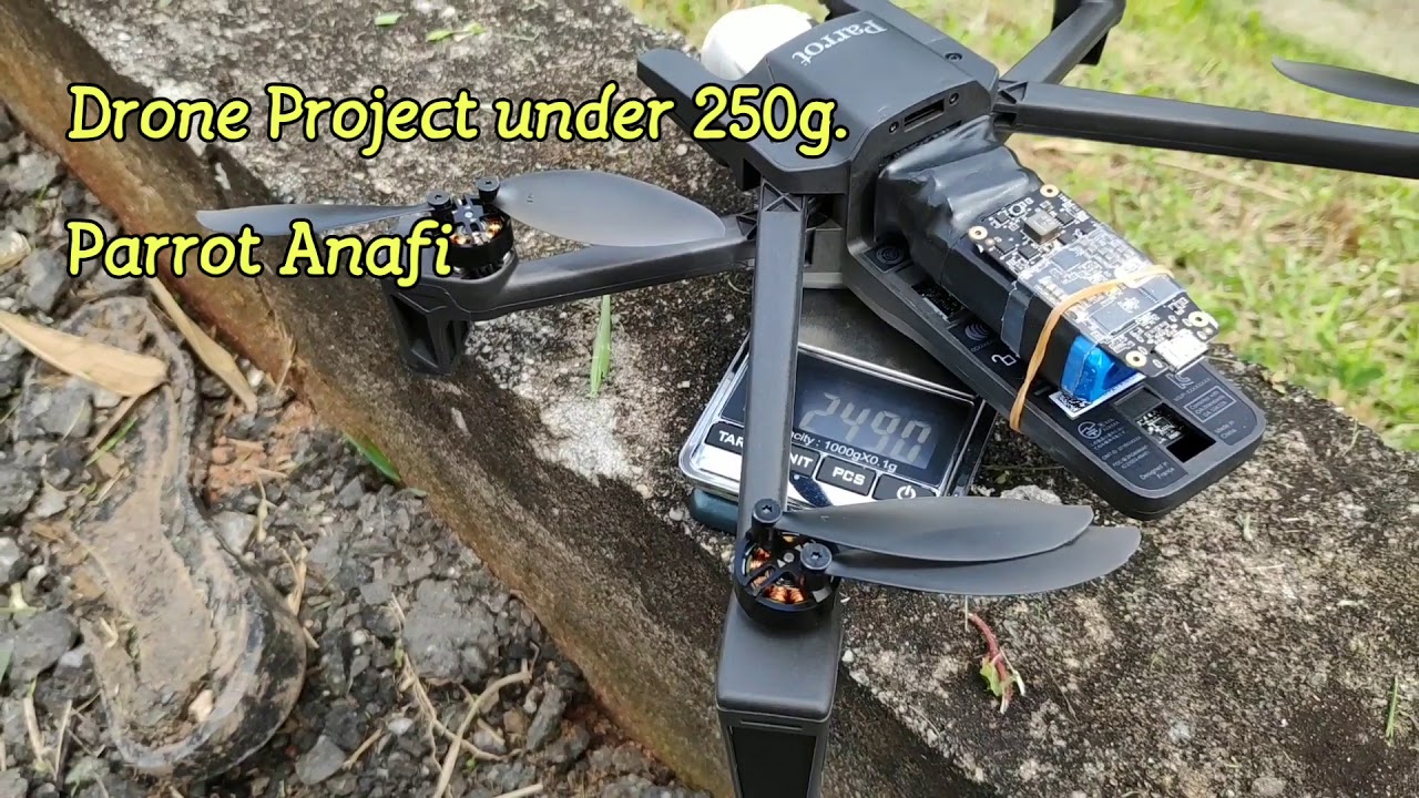 Drone Parrot Anafi under 250g 4k.