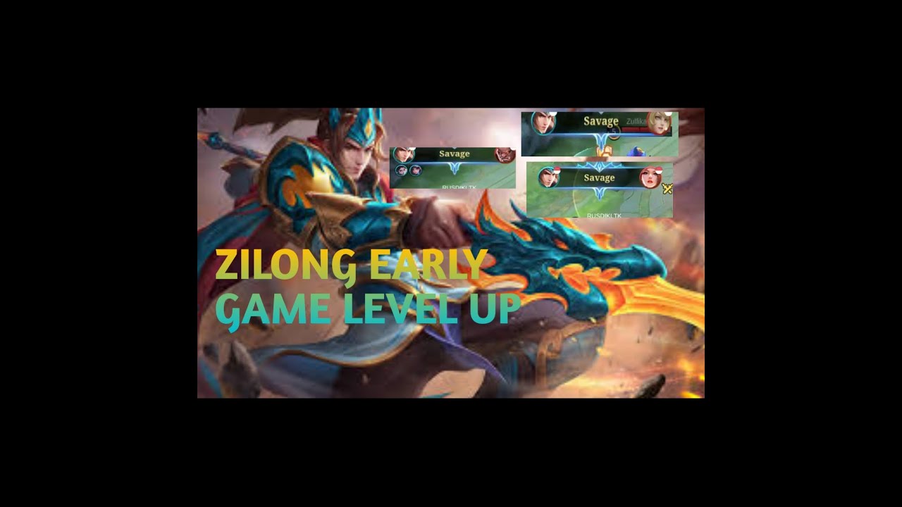 ZILONG EARLY GAME LEVEL UP. DAMAGE GAK ADA OBAT!!!...