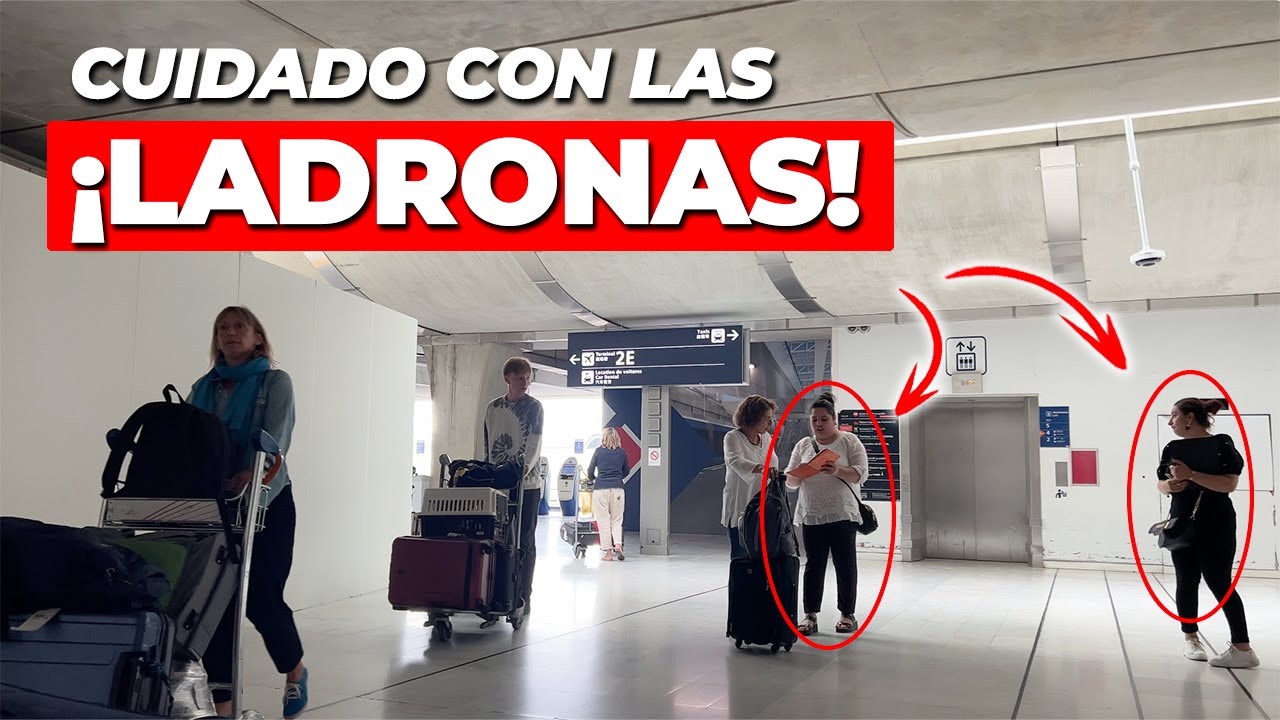Estafas y robos en el aeropuerto de París ⚠️