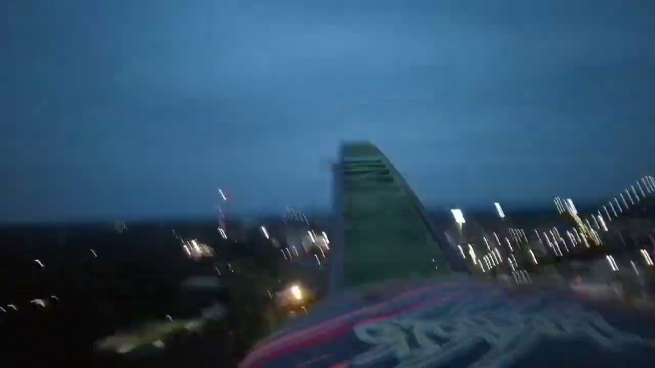 Kingda Ka Front Seat POV at Night - Six Flags Great Adventure