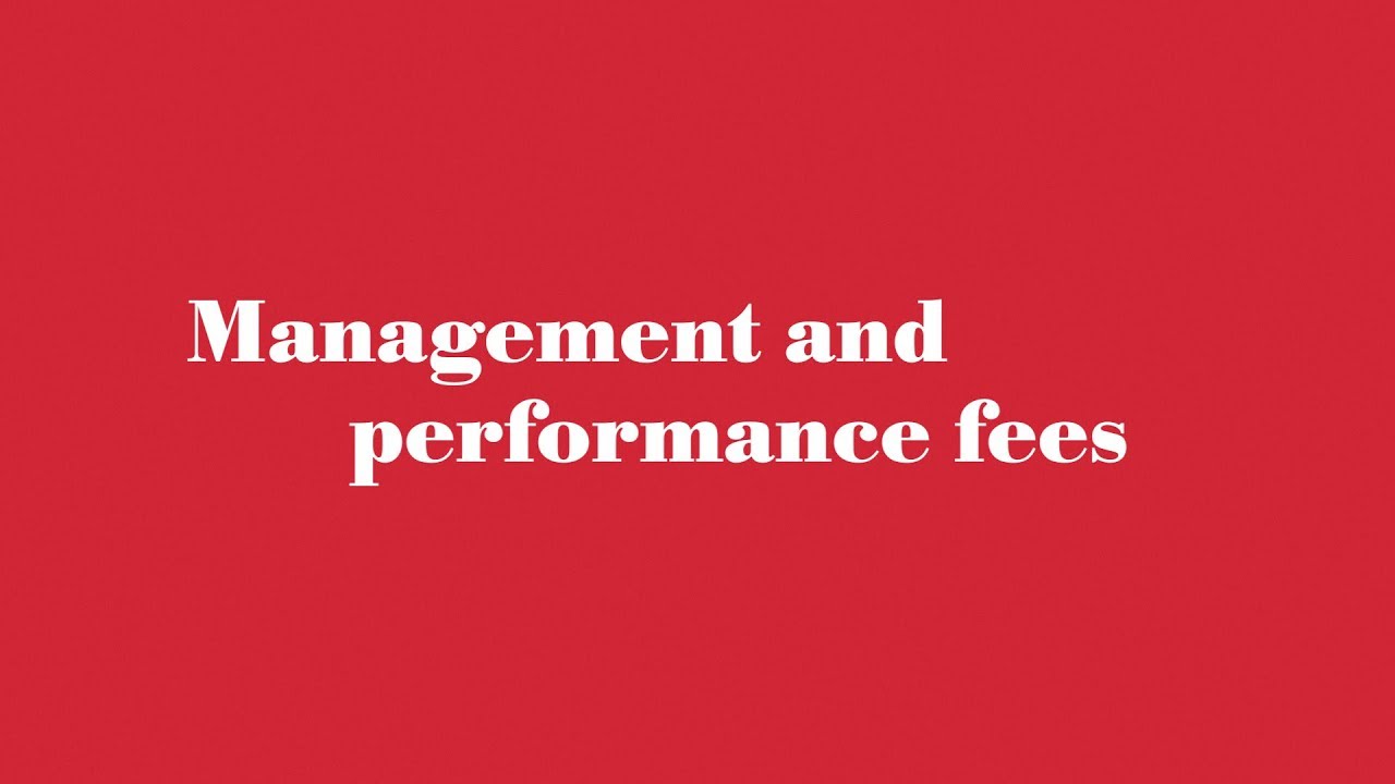 Management and performance fees