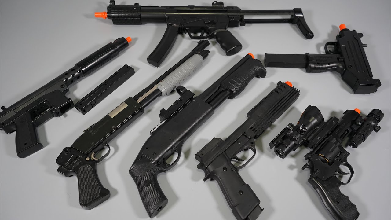 ROBOCOP GUN AUTO 9 Toy Gun -Revolver Custom parts - Airsoft Gun - MP5 - Tec-9 - TOY GUNS collection