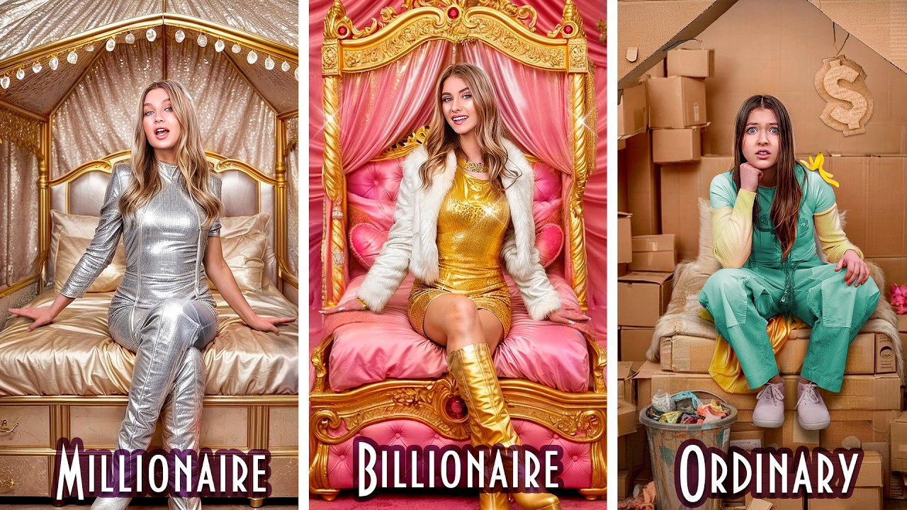 Milliardaire vs Millionnaire vs Personne Ordinaire! Riche vs Pauvre : Construction d'une Maison