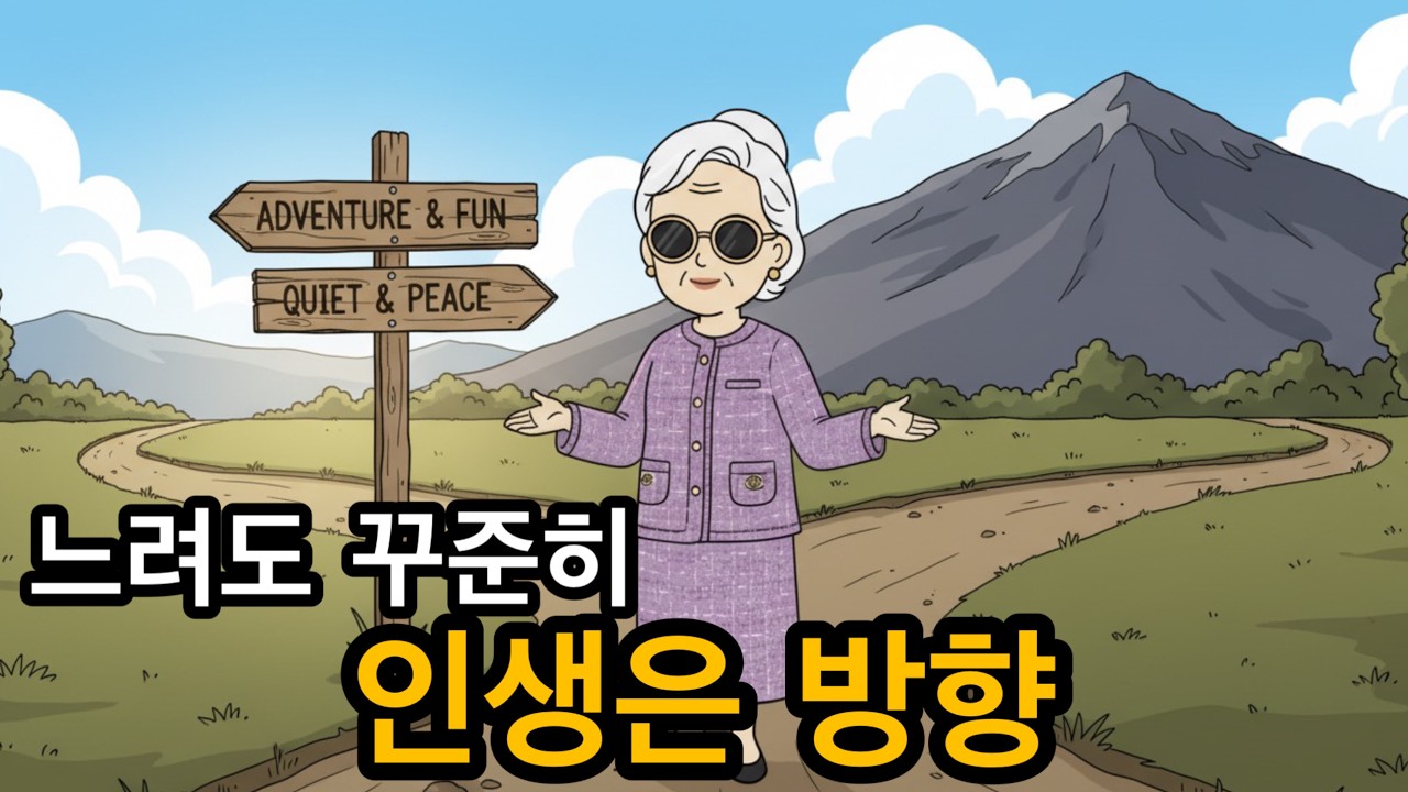 방향만 맞으면 느려도 도착한다. (속도 보다 방향이다.)
