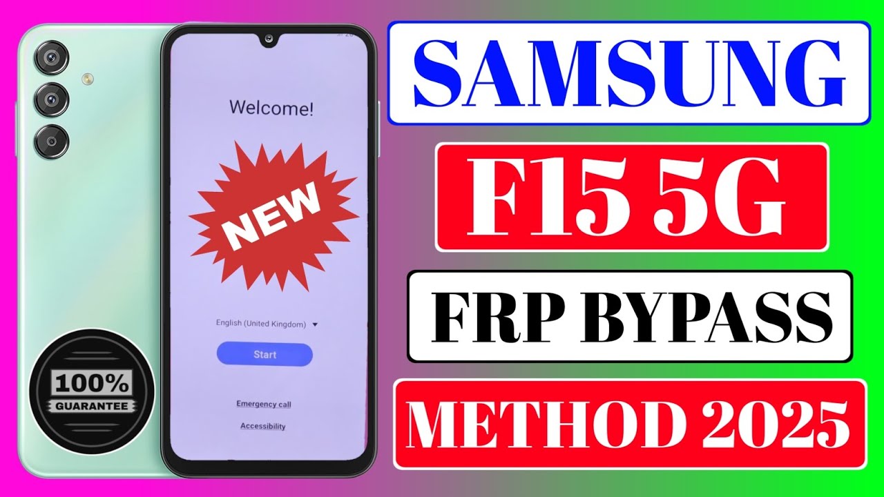 Samsung Galaxy F15 Frp Bypass | Android 13/14 | Samsung F15 Frp Bypass 2025