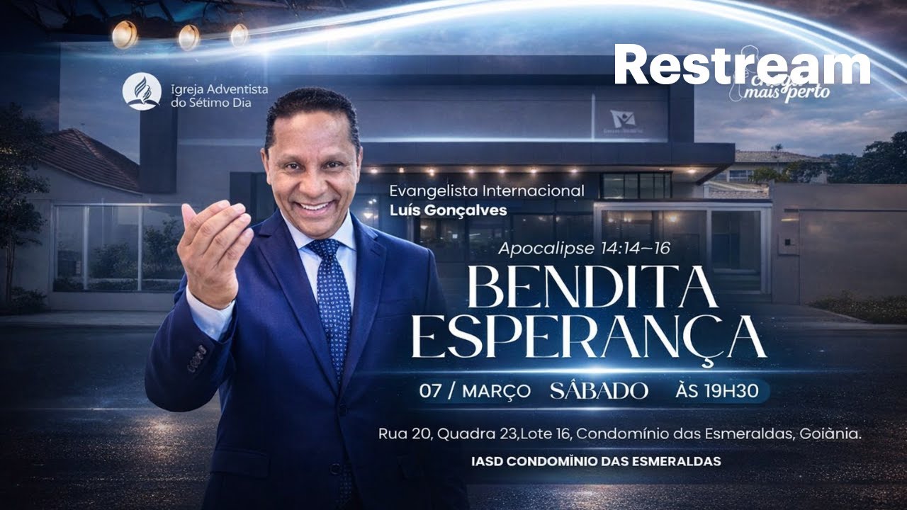 REENCONTRO 2026| ORADOR: EV. LUIS GONÇALVES | SABADO, O7/03/2026