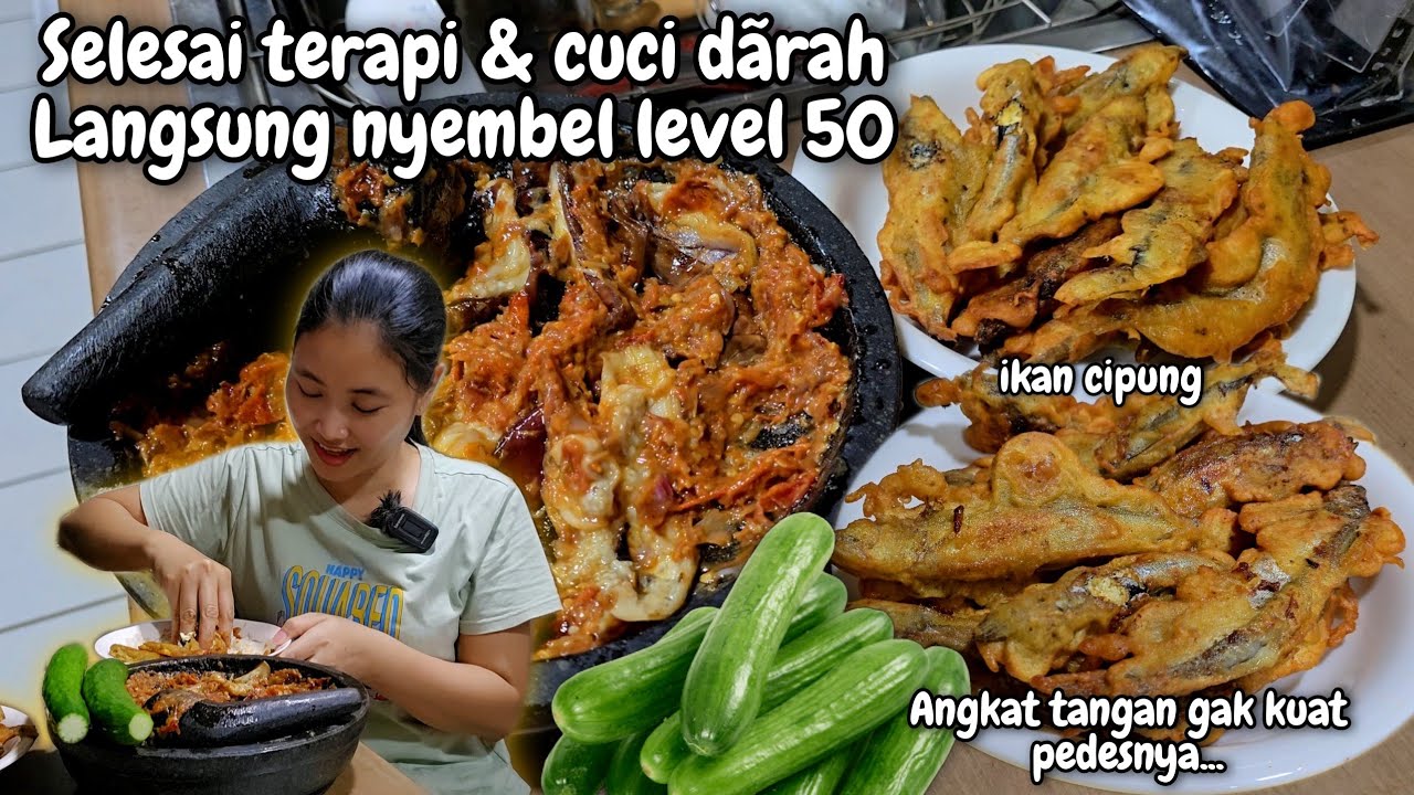 SELESAI CUCI D4RAH & TERAPI LANGSUNG MASAK MENU KECINTAAN‼️ ENDINGE ANGKAT TANGAN GAK KUAT PEDESE