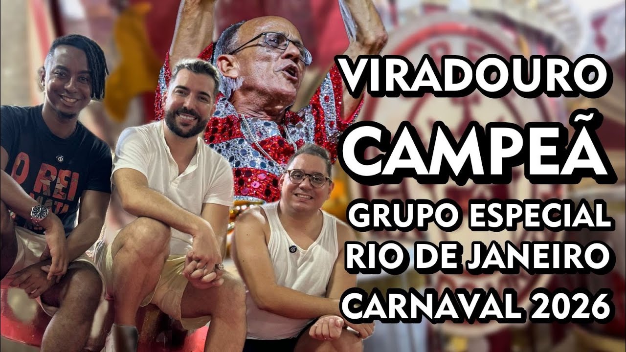 🏆 Viradouro é Campeã do Grupo Especial do Rio de Janeiro no Carnaval 2026