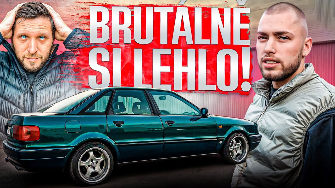 Projekt AUDI 80 se změnil k nepoznání — PODVOZEK + VÝFUK! Díl 3.