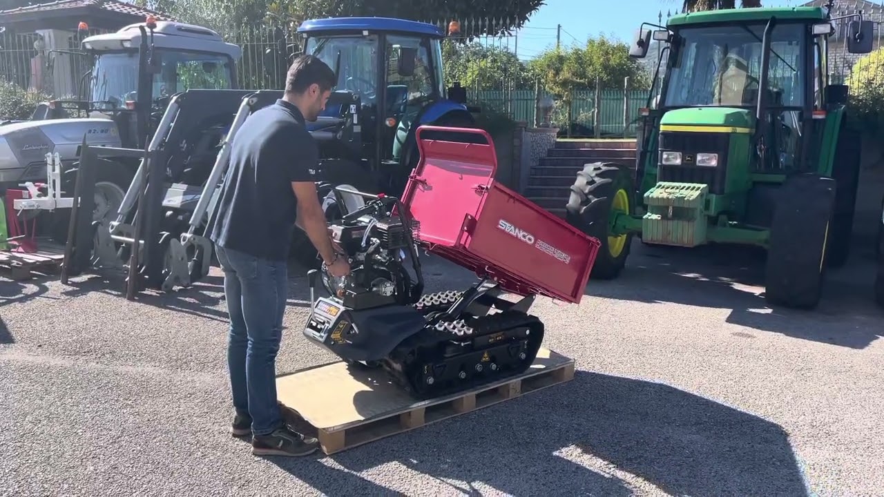 Motocarriola cingolata AMA TAG500TL ribaltamento idraulico
