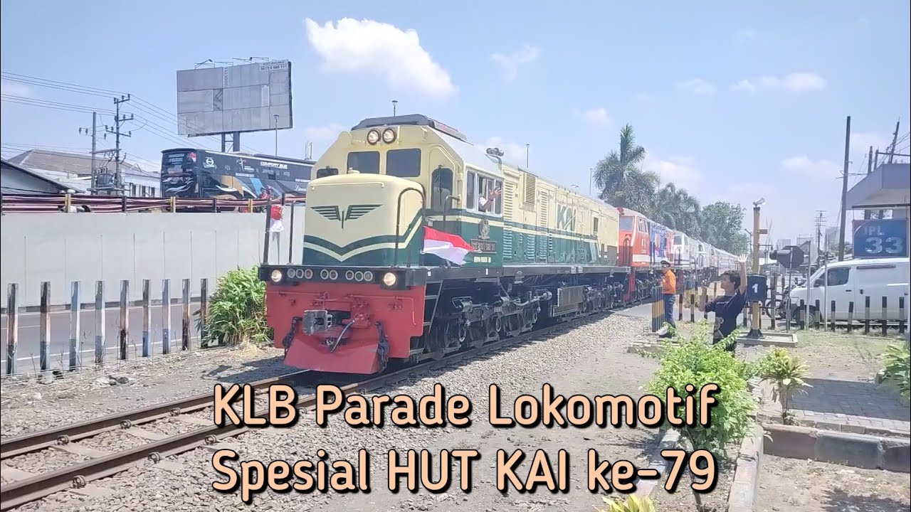 Hunting KLB Parade Lokomotif Spesial HUT KAI ke-79 di Waru dan Balongbendo, 28 September 2024.