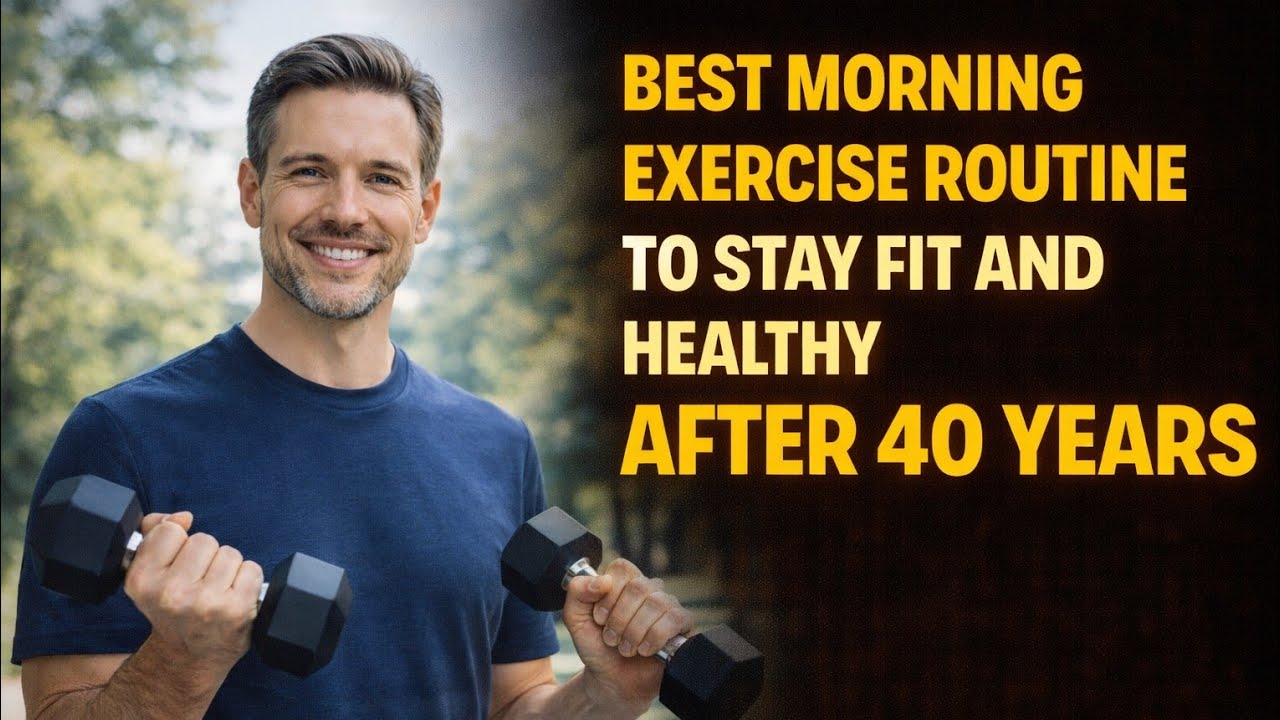 Best Morning Exercise Routine to Stay Fit and Healthy After 40 Years