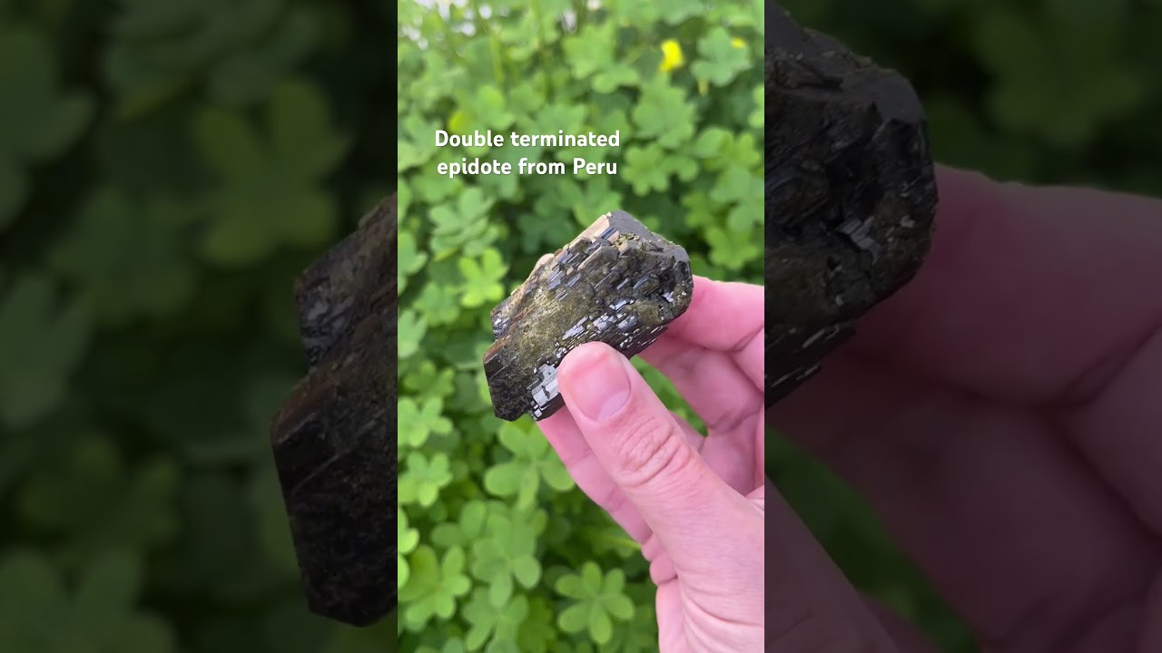 RARE New FIND!! Epidote Coayllo Mine in Peru! #gemstone
