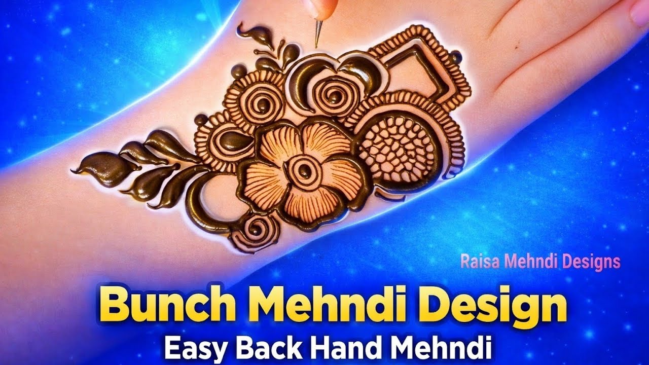 Very beautiful🌸stylish back hand mehndi design | Gulab 🥀 wali mehandi | Arabic mehndi | Eid🌙mehndi 