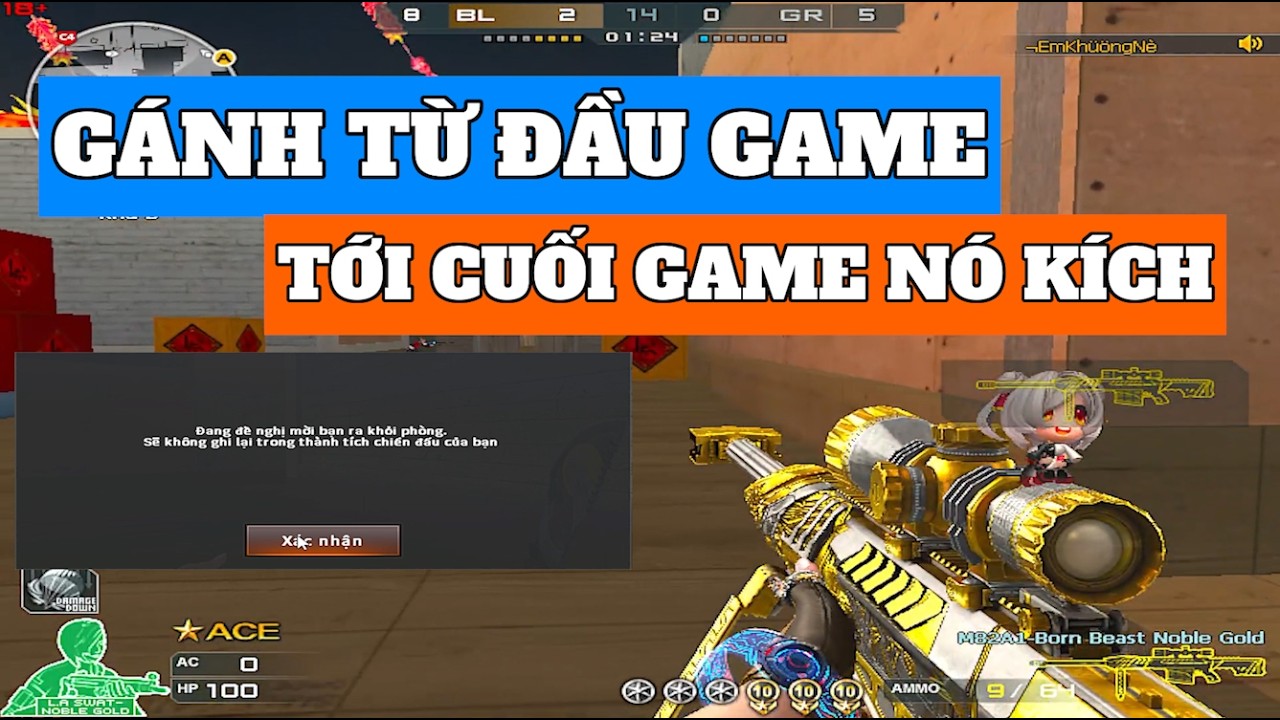 CFVN - Gánh Từ Đầu Game Tới Cuối Game Thì Nó Kích | Hồ Điệp Tiên Tử |