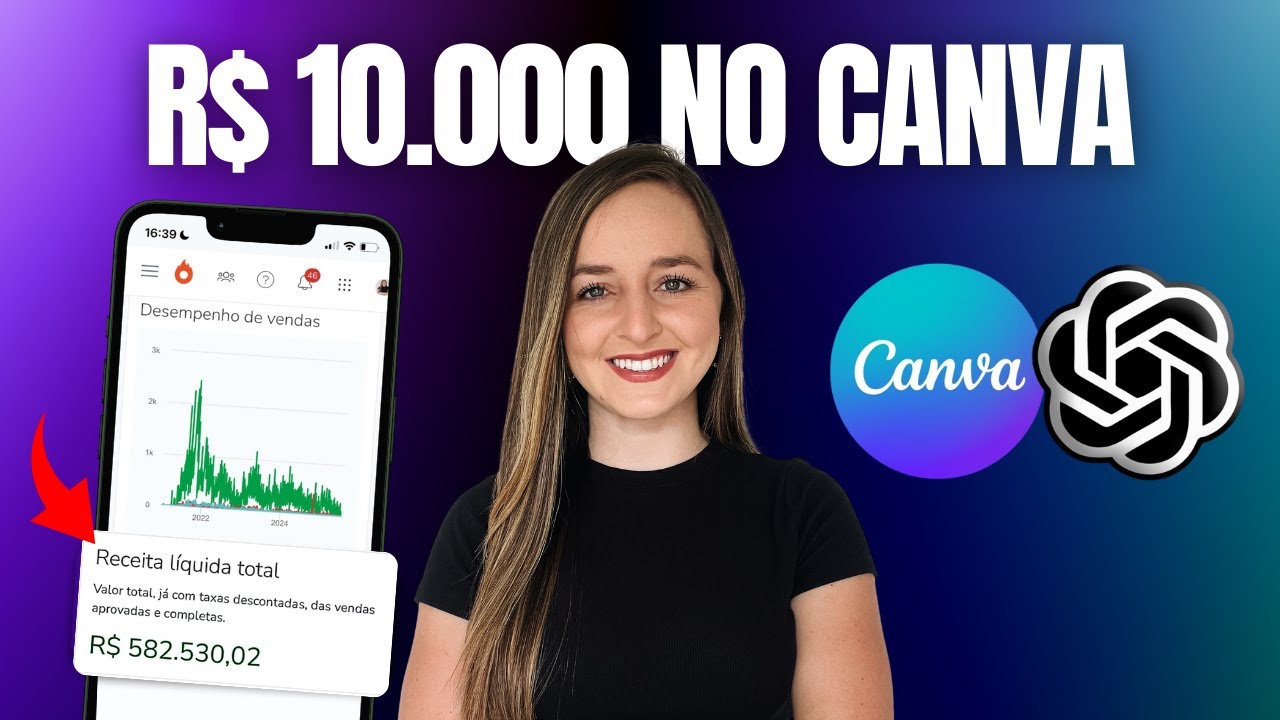 Como ganhar DINHEIRO com o CANVA | Aprenda a criar templates e lucre trabalhando de casa