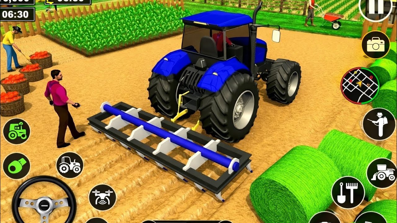 🚜 Tractor Wala Game इतना Real? 😍 Farming Simulator Gameplay #tractorgame 