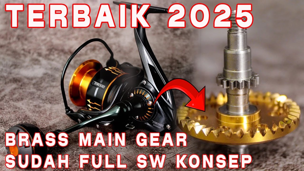 REEL PANCING TERBAIK 2025 DENGAN TEKNOLOGI CANGGIH DAN MODERN REEL BULLZEN THRONES SW SPINNING REEL