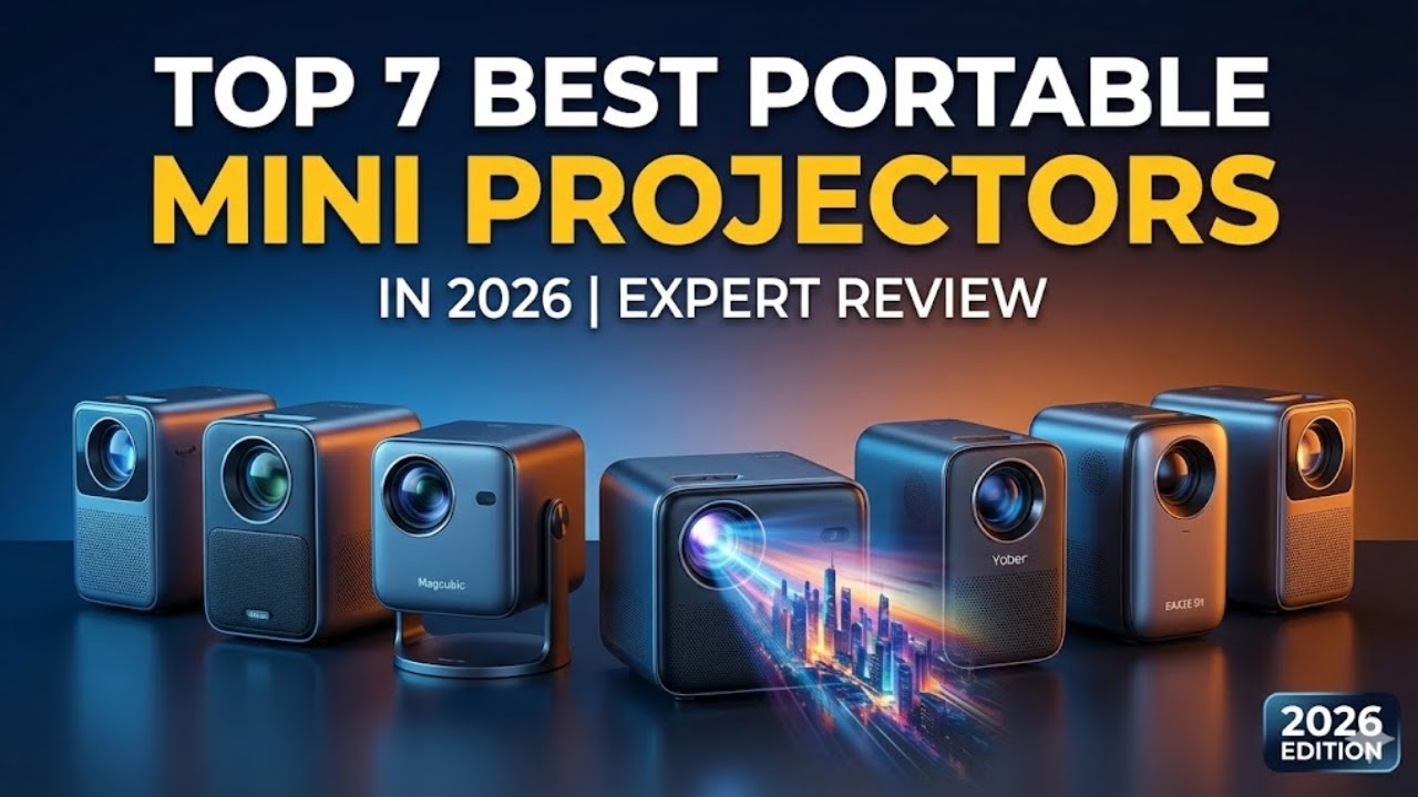Top 7 Best Portable Mini Projectors in 2026 | Netflix, Travel & Budget Picks Compared