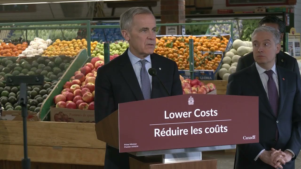 Prime Minister Carney announces the new Canada Groceries and Essentials Benefit