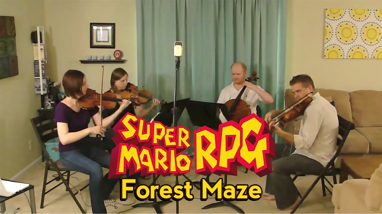 Forest Maze (Super Mario RPG) for String quartet