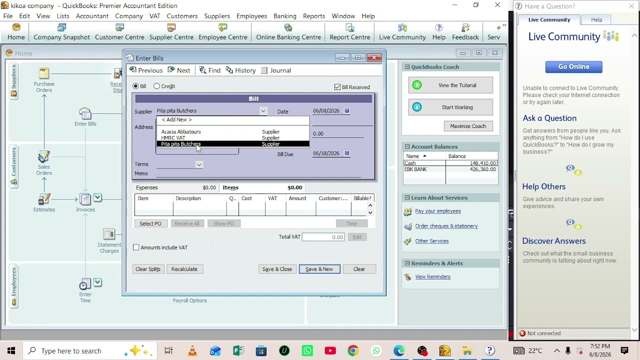 RECORDING CREDIT PURCHASES IN QUICKBOOKS DESKTOP