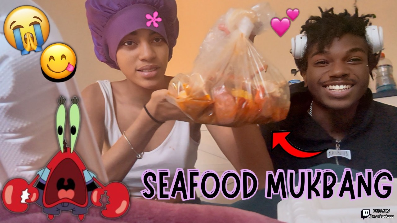 She Made Me Try a Seafood Boil… 😳🦀 **Mukbang**