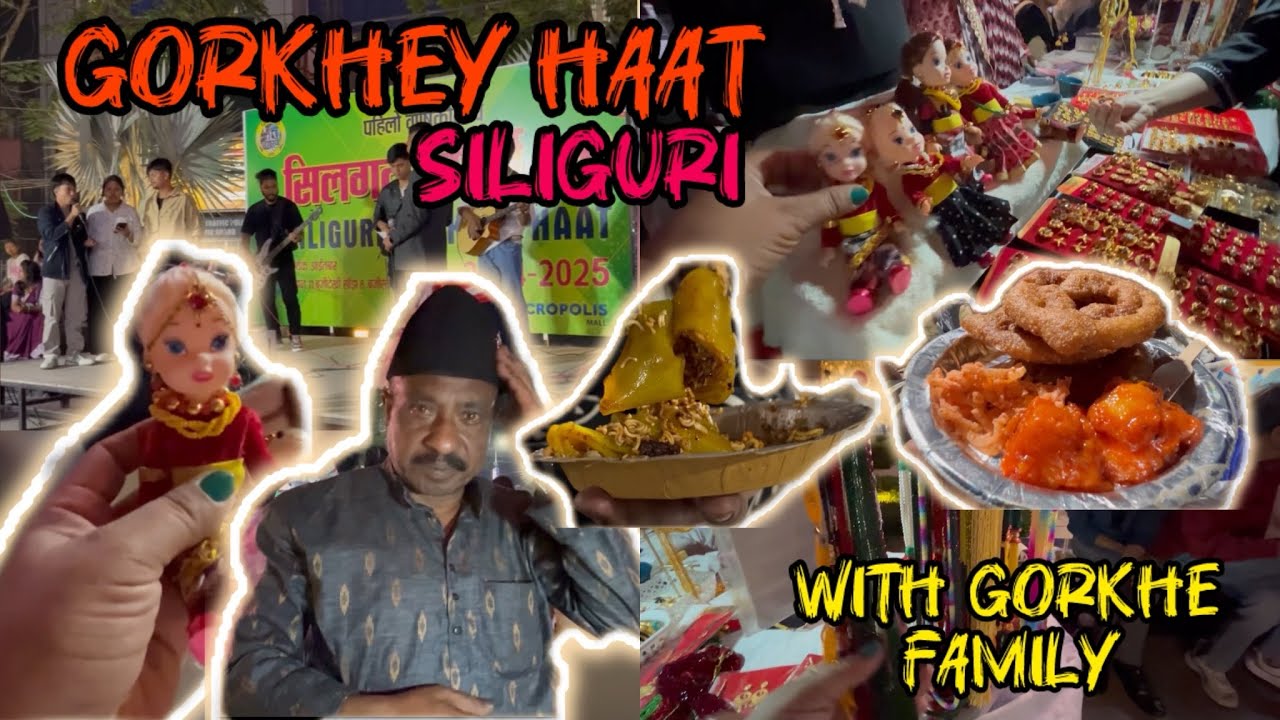 First Time at Gorkhey Haat Siliguri ||Nepali Traditional Food ||Nepali Tradition|Sandhya Singh Vlogs