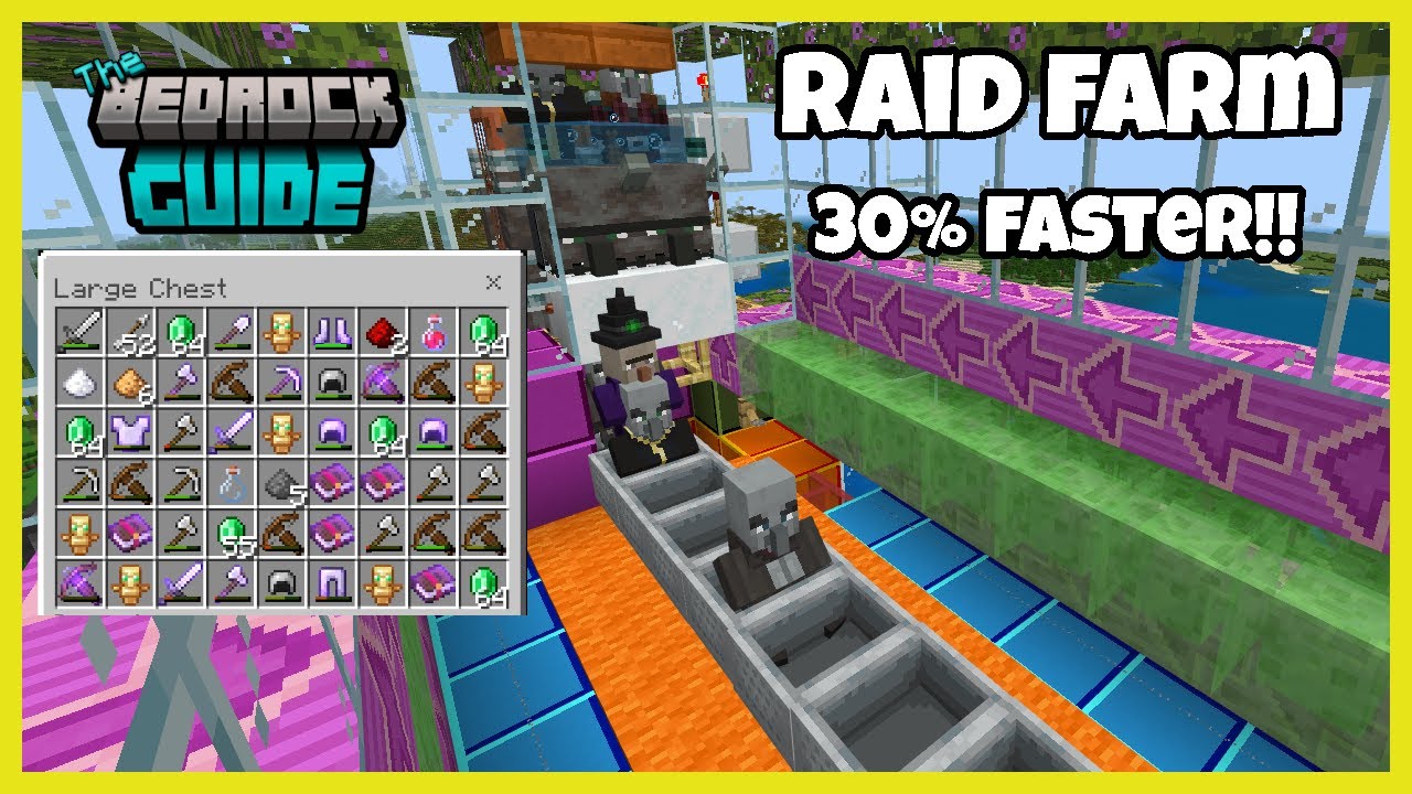 Raid Farm Minecraft Bedrock 1.19