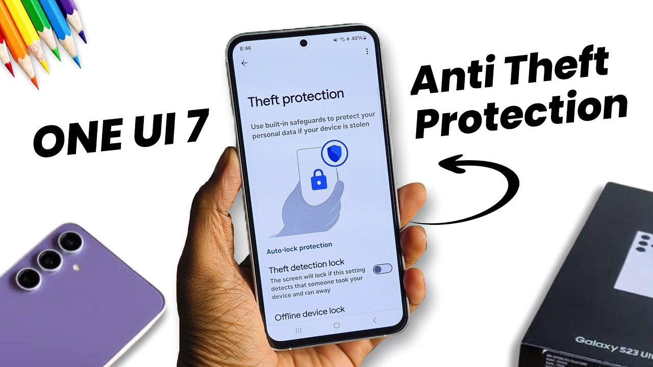 Anti Theft Protection Features In Samsung Mobile || Enable Anti Theft On Samsung One UI 7.0
