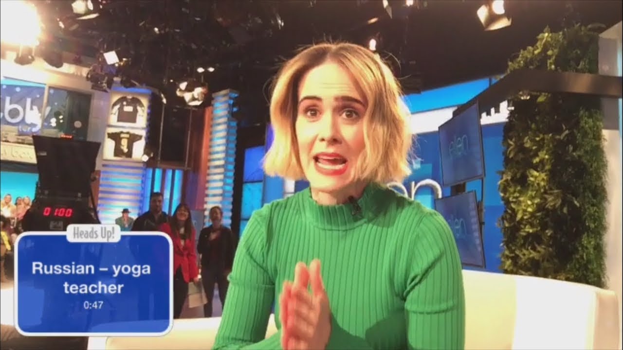 Digital Exclusive: Sarah Paulson Gets a Scare During &lsquo;Heads Up!&rsquo;