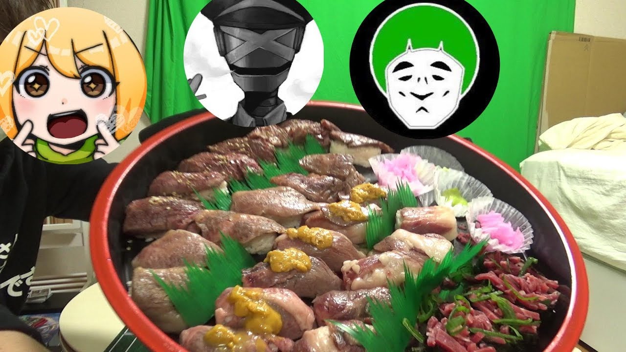 超高級な肉寿司をとりっぴぃが買ってきました【タラチオ愛の戦士に感謝企画】