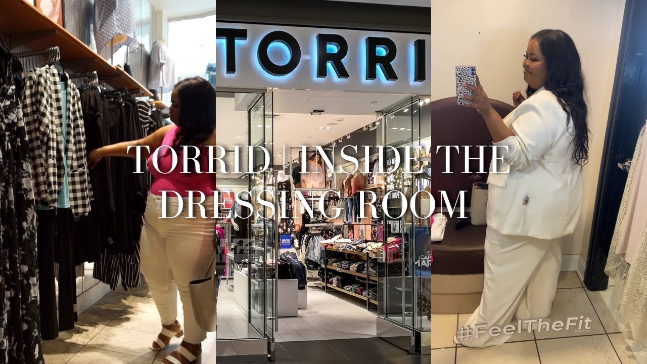 Torrid inside the dressing room *plus size* come shop with me 