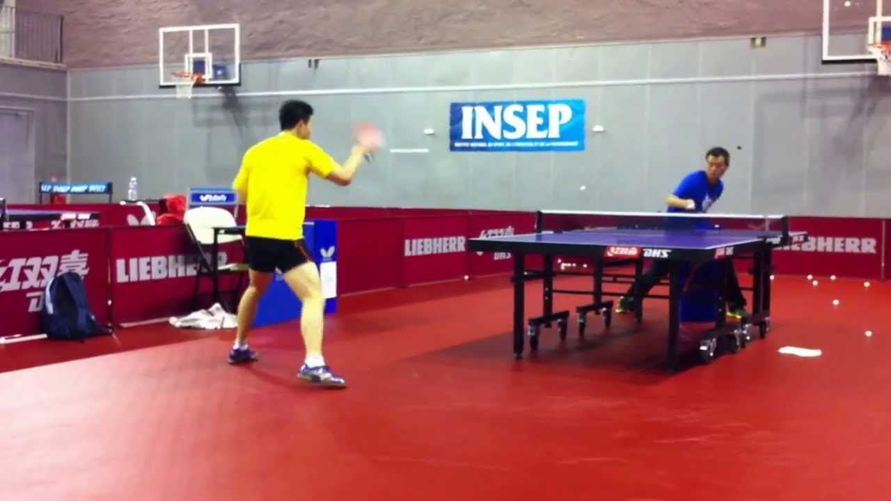 Xu Xin, multiball with Liu Guoliang