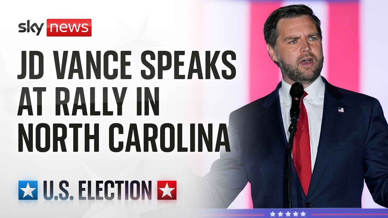 Republican Vice President candidate Senator JD Vance holds campaign rally