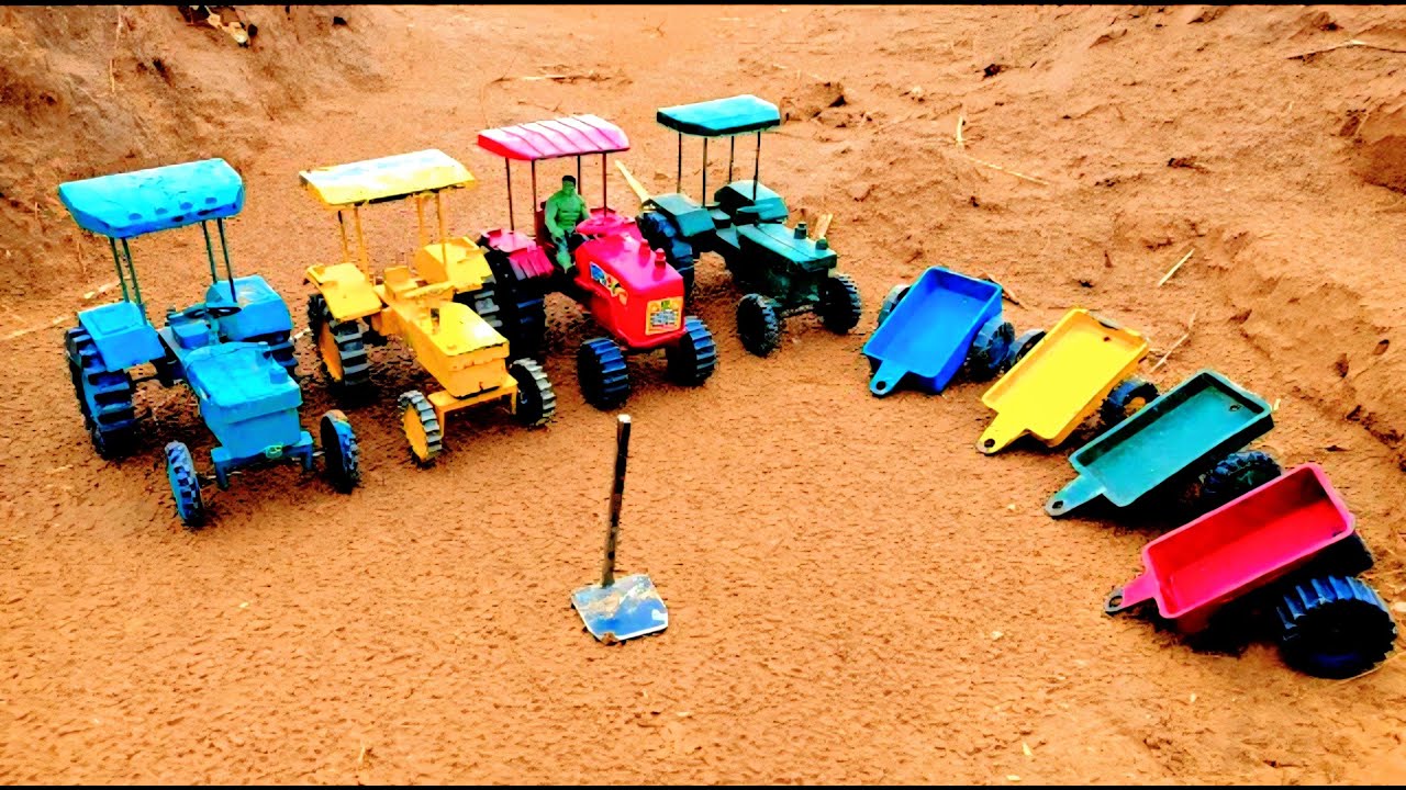 Mini Tractor trorally Kids || Tractor Vs JCB ||  