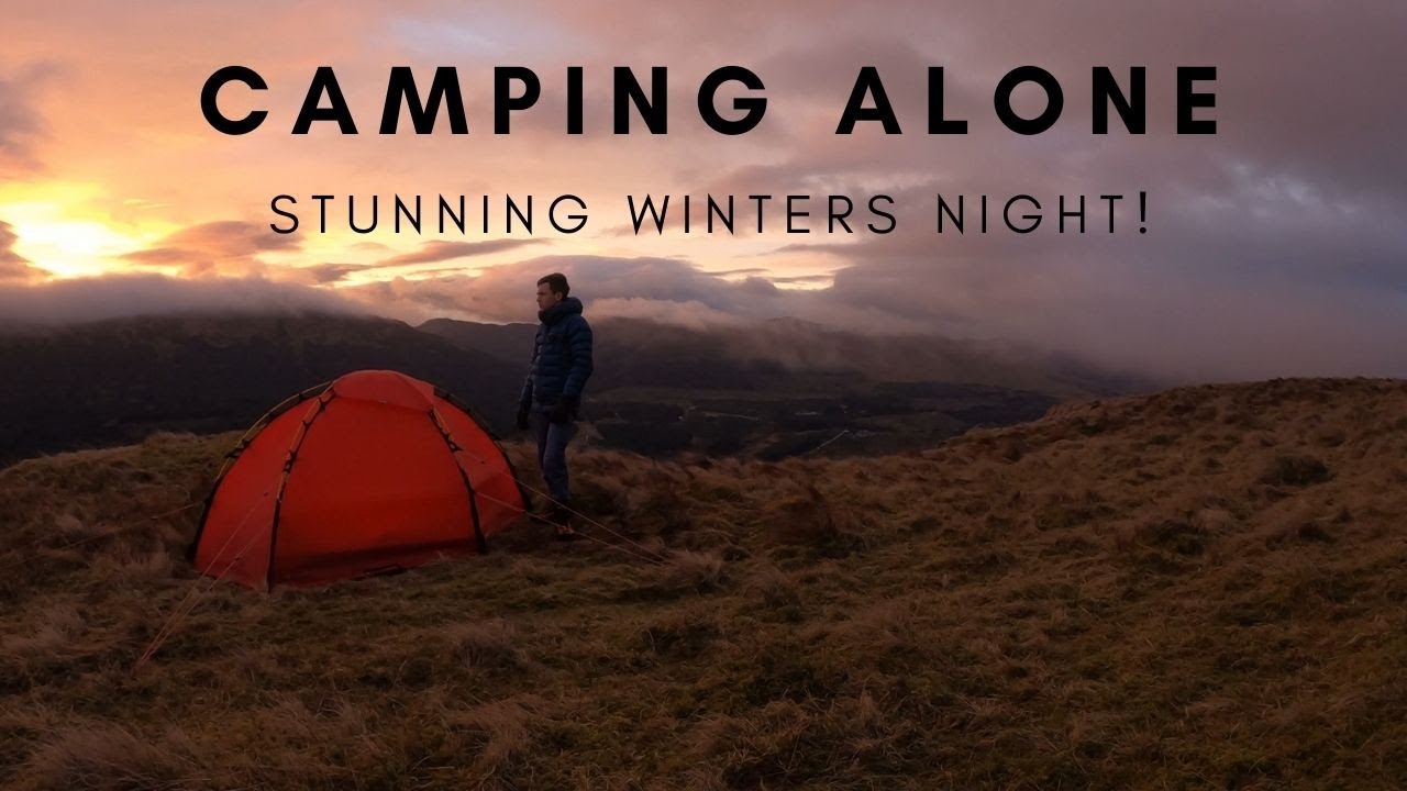 Camping Alone In Winter!