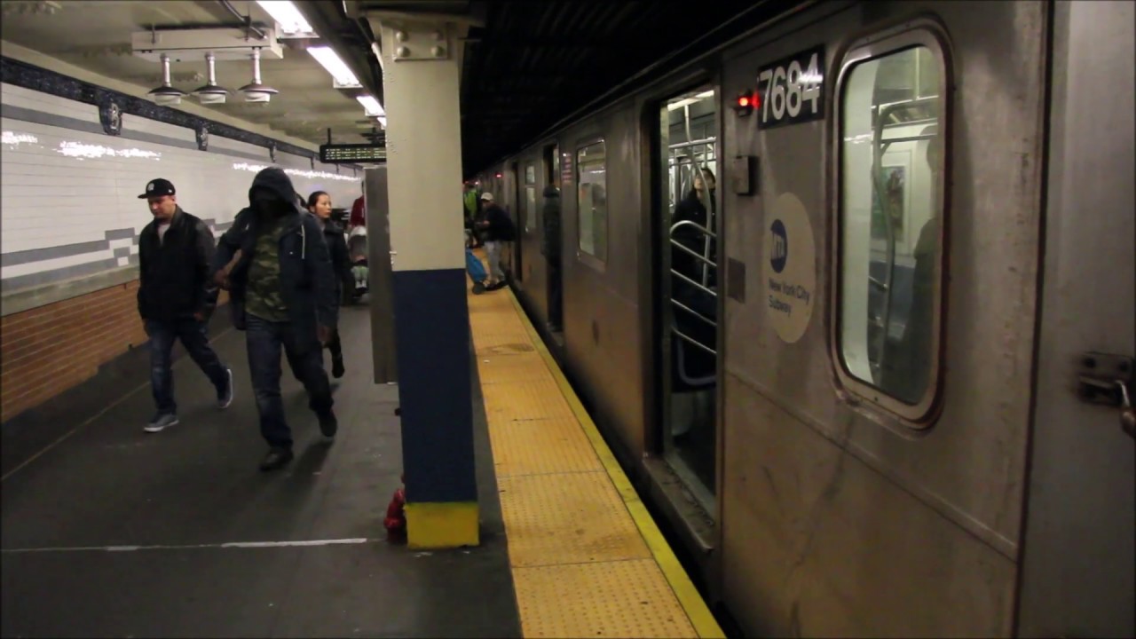 IRT: A Day At Bleecker St station with Uptwon/Downtown 6 Train Action