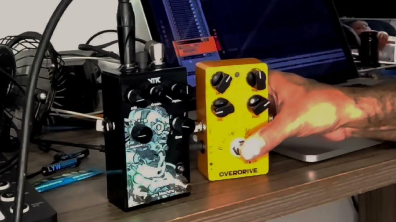 Review do Pedal Caline Orange Burst