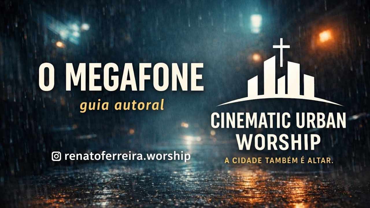 O Megafone - guia autoral | Cinematic Urban Worship 