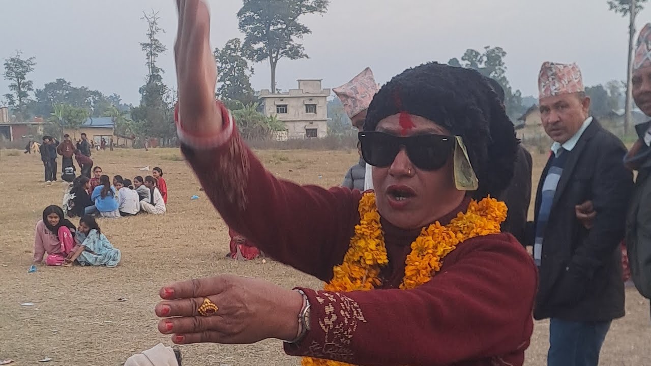 Krishna Dhami Vs धन्सरा साउद #अब_बनाई_काट्टो_भया यै  कुक्रको बोका