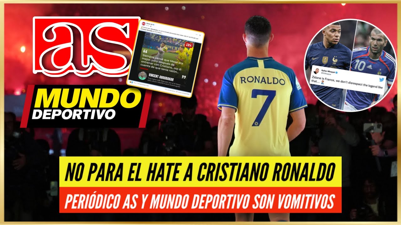 🤬 RIDICULO HISTORICO del PERIODICO AS y MUNDO DEPORTIVO ❌ INCREIBLE HATE a CRISTIANO 🔥ZIDANE RESPETO